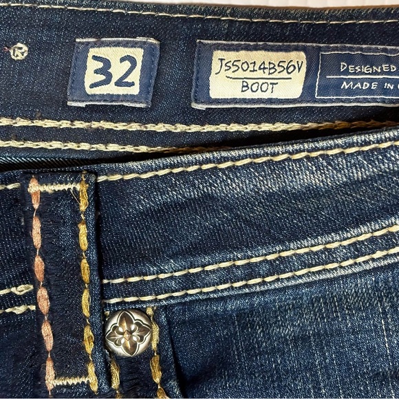 Miss Me Signature Bootcut Flap Pocket Jeans 32 - Picture 13 of 16